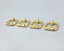 純銅滾筒口字針扣