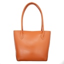 Inverted trapezoid Leather Bag - BSP171